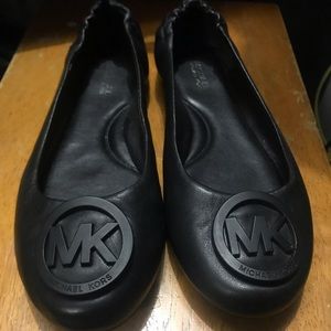 Black Michael Kors ballet flats